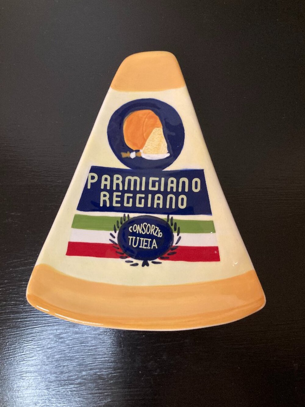 Vintage Boston Warehouse Ceramic "Parmigiano Reggiano" Cheese Serving Plate